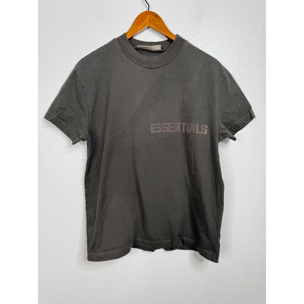 Essentials Fear of God Short Sleeve Tee in Faded Black Size XXS